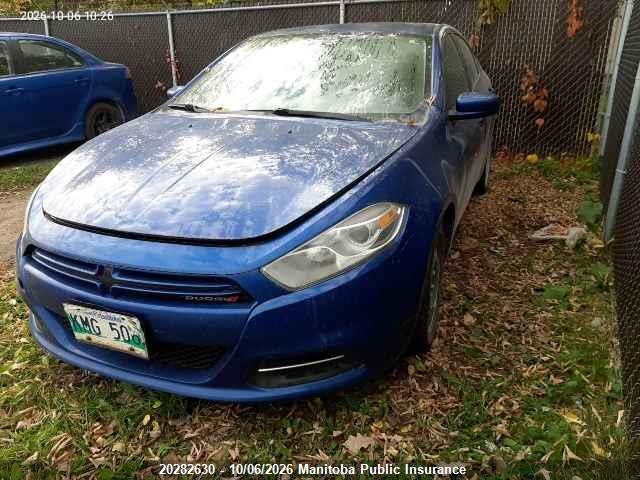 1C3CDFAA0ED773048 Dodge DART SE