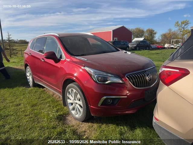 20282633 :رقم المزاد ، LRBFXESXXHD100879 vin ، 2017 Buick Envision Turbo مزاد بيع