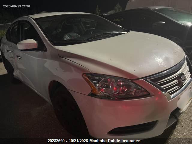Nissan Sentra 1.8 S 2014 3N1AB7AP3EL667581 головне зображення