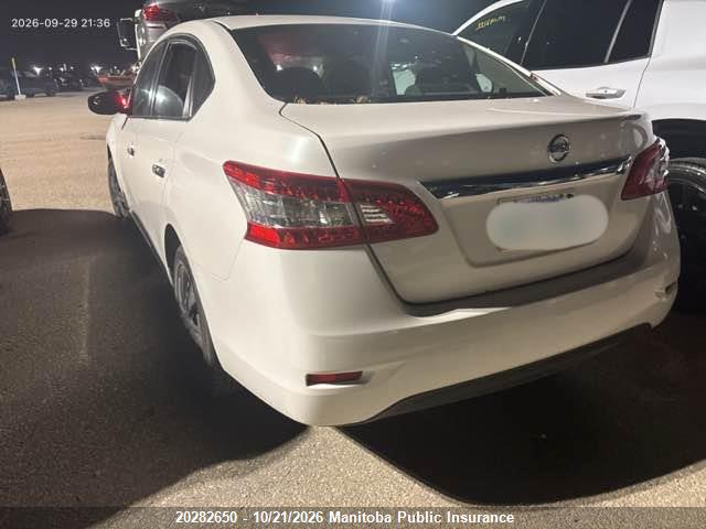Nissan Sentra 1.8 S 2014 3N1AB7AP3EL667581 Image 3
