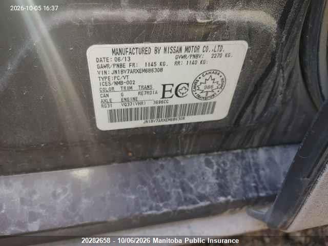 Aukcja sprzedaży 2014 Infiniti Q50, vin: JN1BV7ARXEM686308, numer aukcji: 20282658