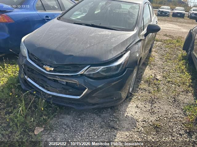 2016 Chevrolet Cruze Lt Turbo მანქანა იყიდება აუქციონზე, vin: 1G1BE5SM1G7292677, აუქციონის ნომერი: 20282682