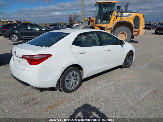 2T1BURHE2KC209489 Toyota COROLLA LE