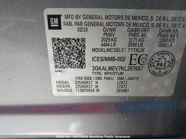 GMC Terrain Sle 2019 3GKALMEV7KL297687 Image 8