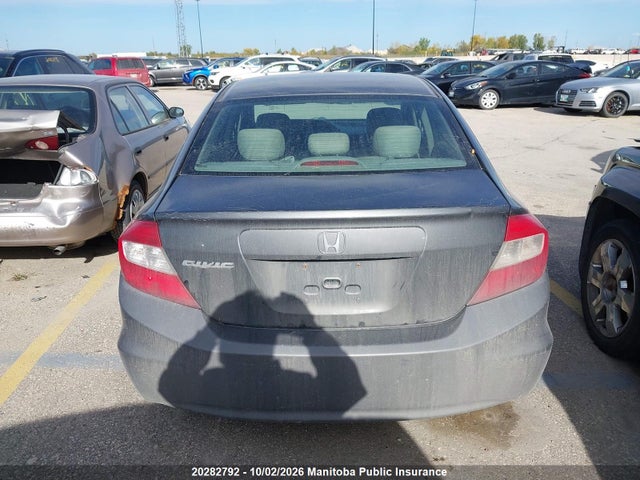 20282792 :رقم المزاد ، 2HGFB2F4XCH037519 vin ، 2012 Honda Civic Sdn مزاد بيع