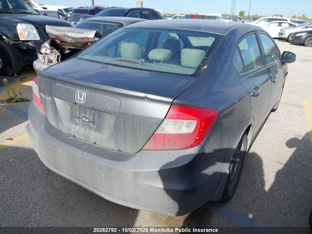20282792 :رقم المزاد ، 2HGFB2F4XCH037519 vin ، 2012 Honda Civic Sdn مزاد بيع