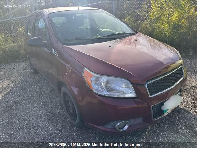 Aukcja sprzedaży 2011 Chevrolet Aveo Ls, vin: 3G1TB6DG3BL127387, numer aukcji: 20282966