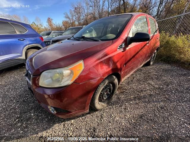 Aukcja sprzedaży 2011 Chevrolet Aveo Ls, vin: 3G1TB6DG3BL127387, numer aukcji: 20282966