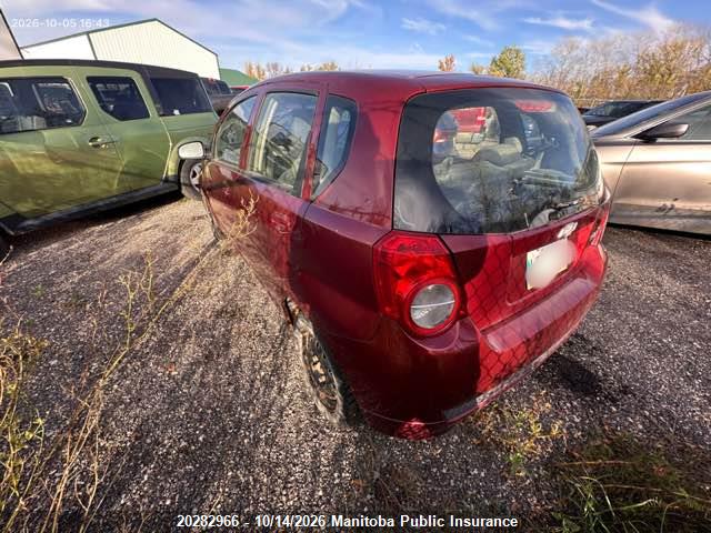 Aukcja sprzedaży 2011 Chevrolet Aveo Ls, vin: 3G1TB6DG3BL127387, numer aukcji: 20282966
