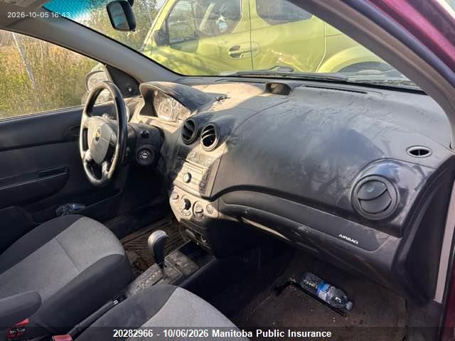 Aukcja sprzedaży 2011 Chevrolet Aveo Ls, vin: 3G1TB6DG3BL127387, numer aukcji: 20282966