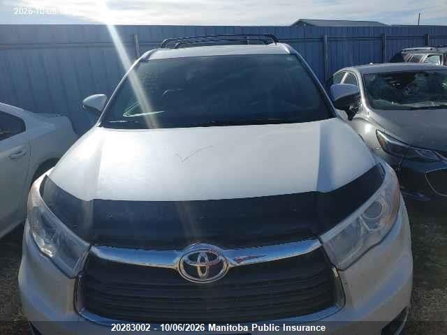 Aukcja sprzedaży 2015 Toyota Highlander Xle V6, vin: 5TDJKRFH3FS106464, numer aukcji: 20283002