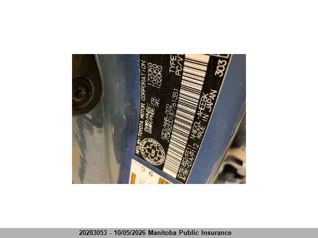 Aukcja sprzedaży 2008 Toyota Prius, vin: JTDKB20U187761351, numer aukcji: 20283053