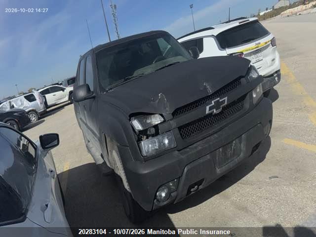 2003 Chevrolet Avalanche 1500 მანქანა იყიდება აუქციონზე, vin: 3GNEK13T03G159488, აუქციონის ნომერი: 20283104