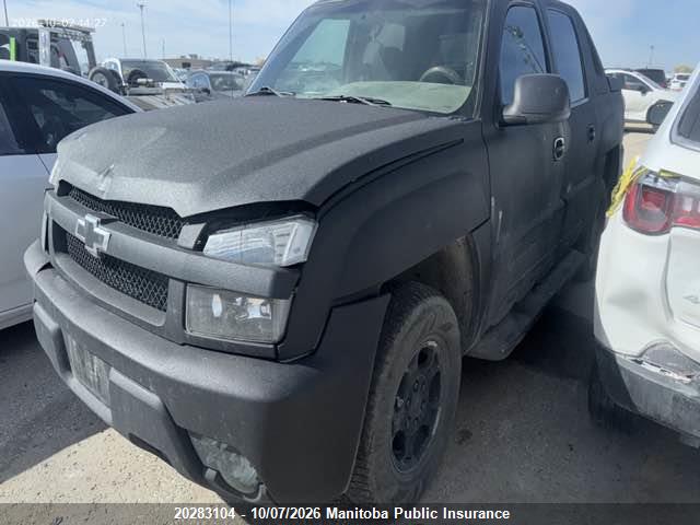 2003 Chevrolet Avalanche 1500 მანქანა იყიდება აუქციონზე, vin: 3GNEK13T03G159488, აუქციონის ნომერი: 20283104