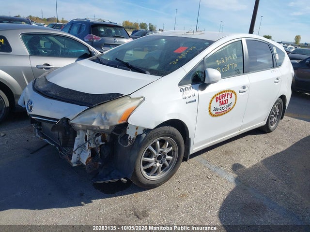 20283135 :رقم المزاد ، JTDZN3EU6C3058770 vin ، 2012 Toyota Prius V مزاد بيع