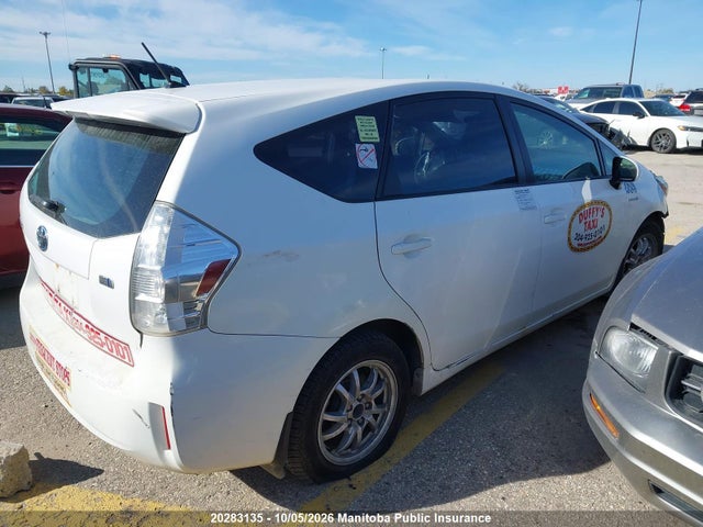 20283135 :رقم المزاد ، JTDZN3EU6C3058770 vin ، 2012 Toyota Prius V مزاد بيع