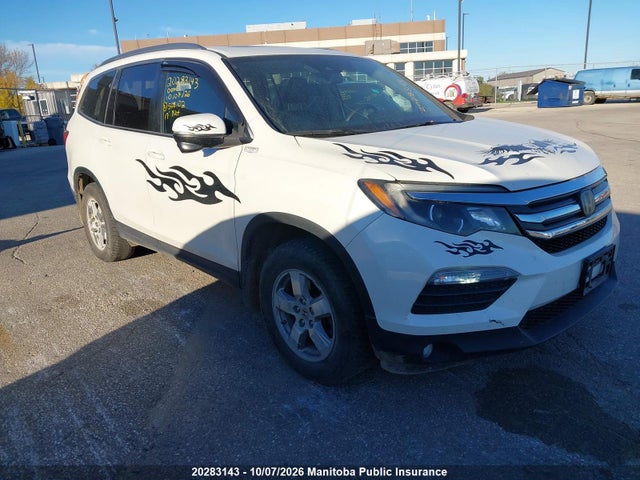20283143 :رقم المزاد ، 5FNYF6H70HB508102 vin ، 2017 Honda Pilot Ex-l مزاد بيع