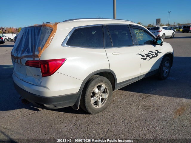 20283143 :رقم المزاد ، 5FNYF6H70HB508102 vin ، 2017 Honda Pilot Ex-l مزاد بيع