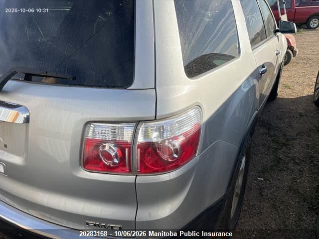 Продажа на аукционе авто 2010 Gmc Acadia Sle, vin: 1GKLVLED3AJ136361, номер лота: 20283168