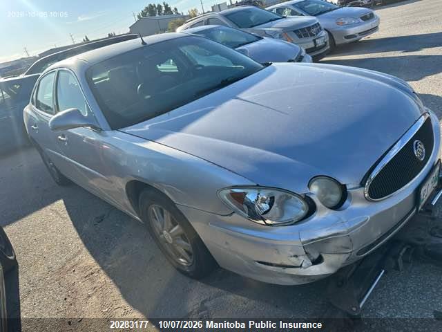 20283177 :رقم المزاد ، 2G4WD532X51200660 vin ، 2005 Buick Lacrosse Cxl V6 مزاد بيع