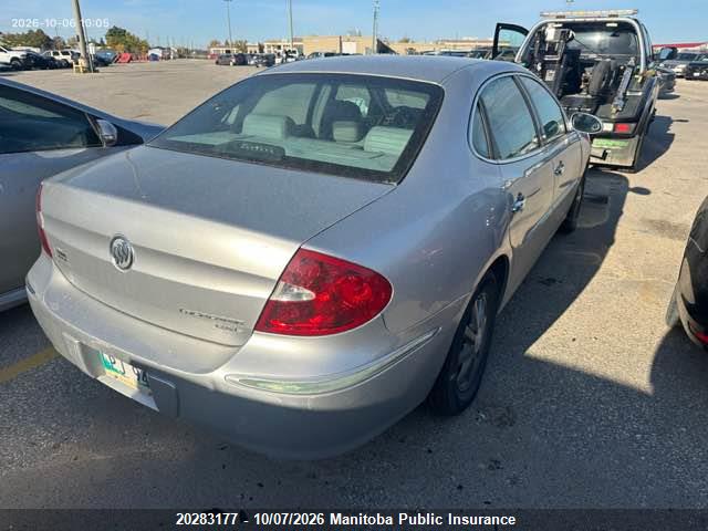 20283177 :رقم المزاد ، 2G4WD532X51200660 vin ، 2005 Buick Lacrosse Cxl V6 مزاد بيع