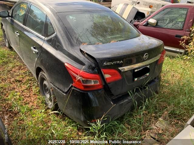 2018 Nissan Sentra 1.8 S მანქანა იყიდება აუქციონზე, vin: 3N1AB7AP8JY336007, აუქციონის ნომერი: 20283228