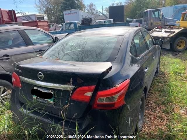 2018 Nissan Sentra 1.8 S მანქანა იყიდება აუქციონზე, vin: 3N1AB7AP8JY336007, აუქციონის ნომერი: 20283228