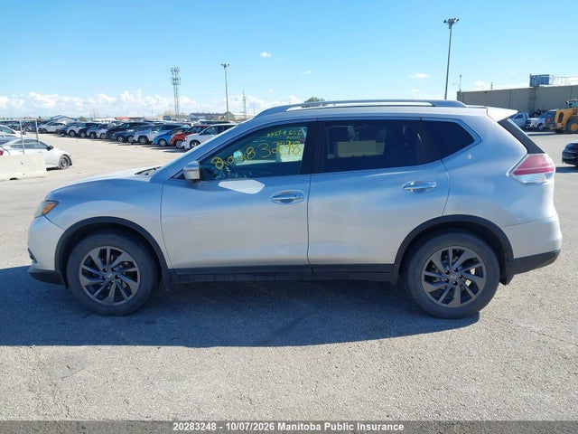 2016 Nissan Rogue Sl მანქანა იყიდება აუქციონზე, vin: 5N1AT2MV1GC772766, აუქციონის ნომერი: 20283248