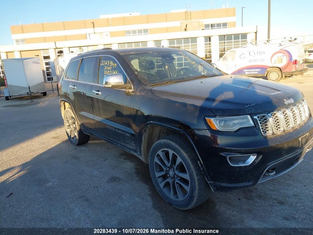 20283439 :رقم المزاد ، 1C4RJFCG7HC761599 vin ، 2017 Jeep Grand Cherokee Overland مزاد بيع