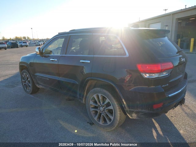 Продажа на аукционе авто 2017 Jeep Grand Cherokee Overland, vin: 1C4RJFCG7HC761599, номер лота: 20283439