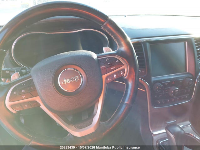 Продажа на аукционе авто 2017 Jeep Grand Cherokee Overland, vin: 1C4RJFCG7HC761599, номер лота: 20283439