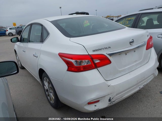 2018 Nissan Sentra 1.8 Sv მანქანა იყიდება აუქციონზე, vin: 3N1AB7AP2JY247338, აუქციონის ნომერი: 20283582