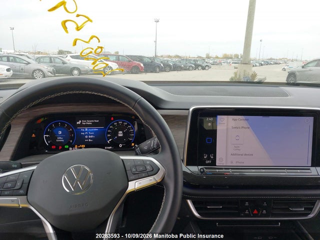 20283593 :رقم المزاد ، 1V2BR2CA8RC527793 vin ، 2024 Volkswagen Atlas Highline 2.0 Tfsi مزاد بيع