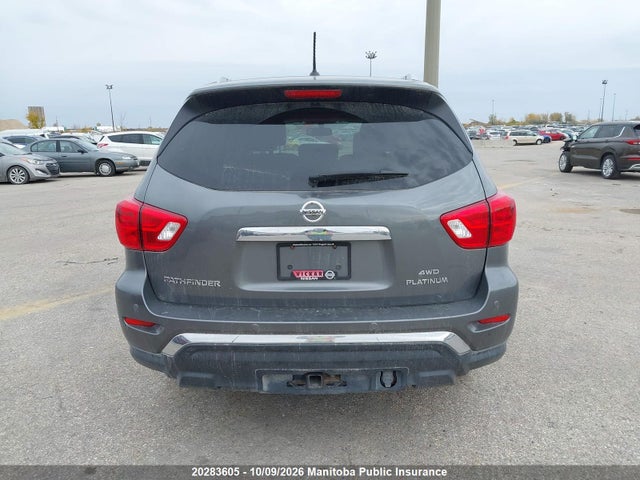 2017 Nissan Pathfinder Platinum მანქანა იყიდება აუქციონზე, vin: 5N1DR2MM2HC647408, აუქციონის ნომერი: 20283605