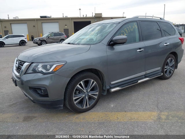 2017 Nissan Pathfinder Platinum მანქანა იყიდება აუქციონზე, vin: 5N1DR2MM2HC647408, აუქციონის ნომერი: 20283605