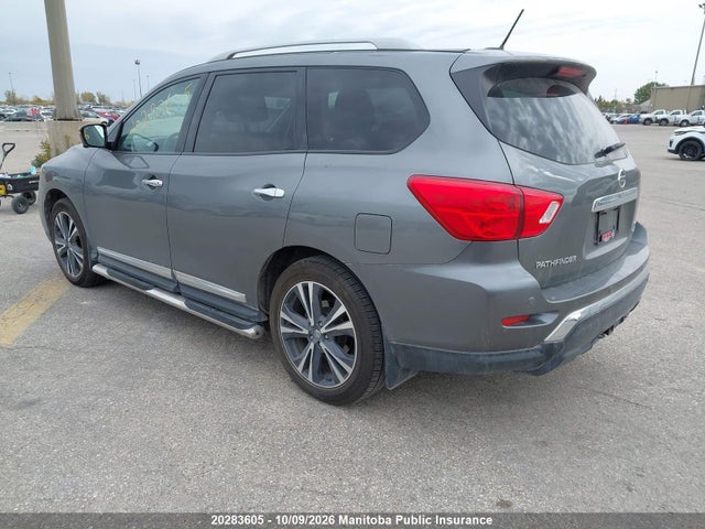 2017 Nissan Pathfinder Platinum მანქანა იყიდება აუქციონზე, vin: 5N1DR2MM2HC647408, აუქციონის ნომერი: 20283605