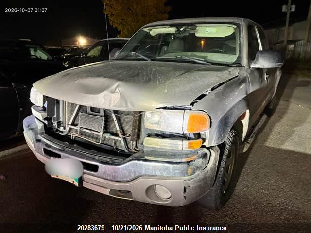 20283679 :رقم المزاد ، 1GTEK19V37Z164966 vin ، 2007 Gmc Sierra 1500 Ext Cab مزاد بيع