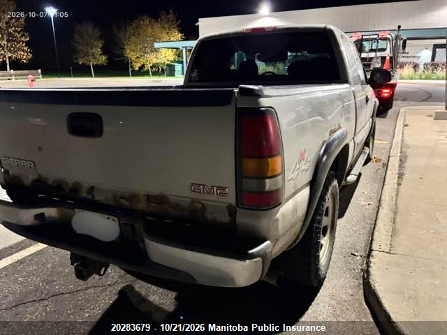 20283679 :رقم المزاد ، 1GTEK19V37Z164966 vin ، 2007 Gmc Sierra 1500 Ext Cab مزاد بيع