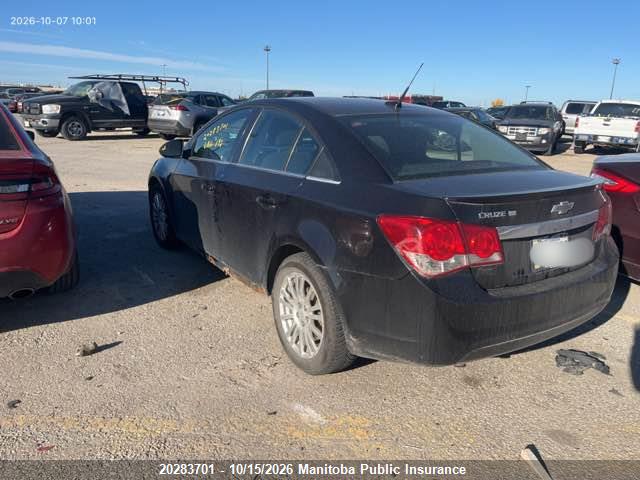 Продаж на аукціоні авто 2012 Chevrolet Cruze Eco Turbo, vin: 1G1PJ5SC4C7151704, номер лоту: 20283701