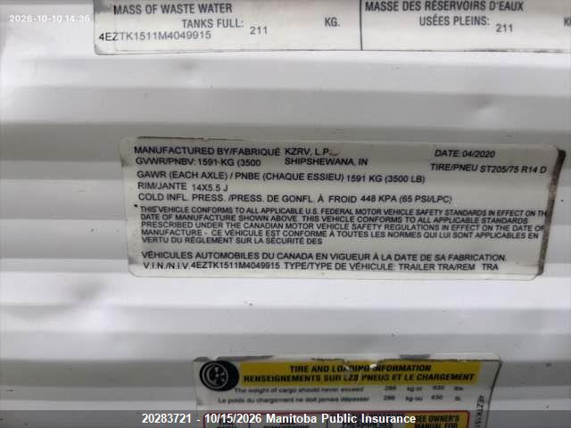 Kz Sportsmen Classic 2021 4EZTK1511M4049915 Image 9