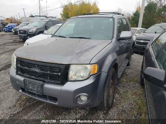 20283798 :رقم المزاد ، 1FMCU94178KA84709 vin ، 2008 Ford Escape Limited V6 مزاد بيع
