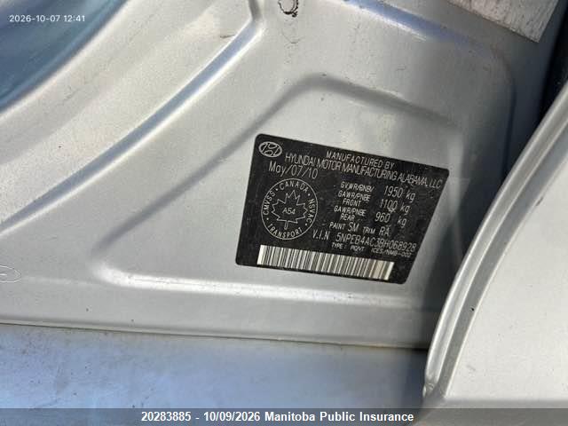 Aukcja sprzedaży 2011 Hyundai Sonata Gls, vin: 5NPEB4AC3BH068928, numer aukcji: 20283885
