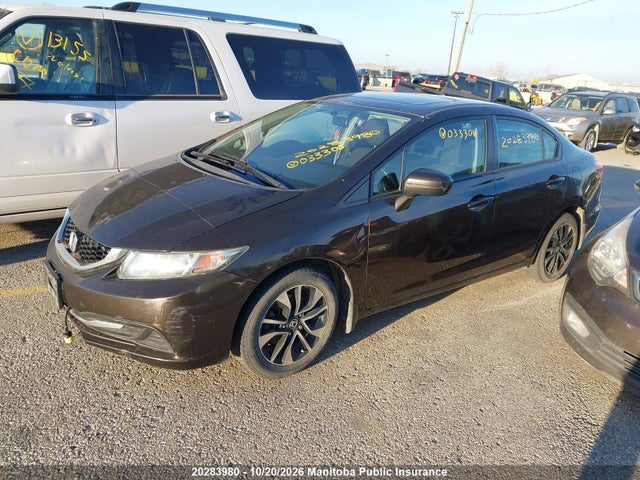 Honda Civic Lx 2014 2HGFB2F51EH033306 Image 2