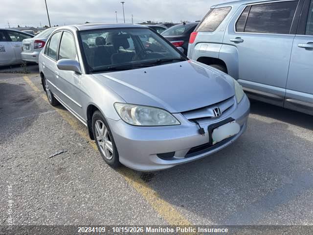 Auction sale of the 2005 Honda Civic Lx, vin: 2HGES16645H047294, lot number: 20284109