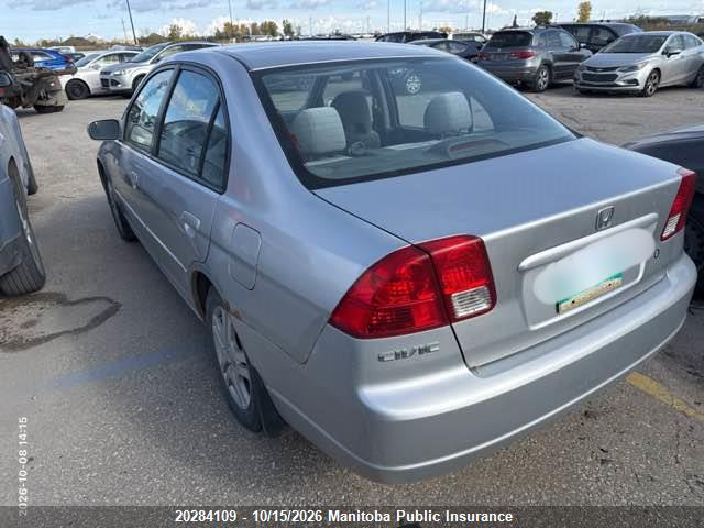 20284109 :رقم المزاد ، 2HGES16645H047294 vin ، 2005 Honda Civic Lx مزاد بيع