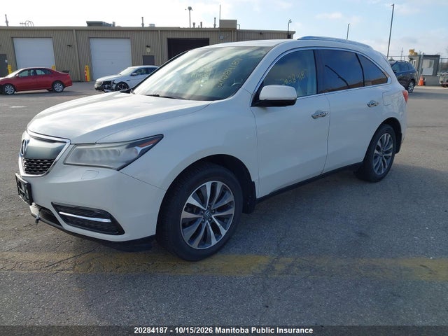 2016 Acura Mdx Elite მანქანა იყიდება აუქციონზე, vin: 5FRYD4H64GB504939, აუქციონის ნომერი: 20284187