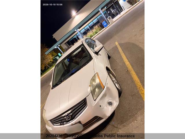 Продажа на аукционе авто 2010 Nissan Sentra 2.0 S, vin: 3N1AB6AP2AL611202, номер лота: 20284236