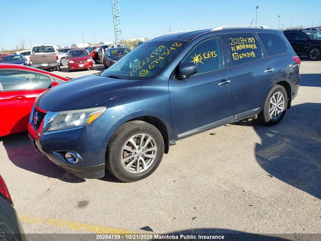 5N1AR2MM4EC674348 Nissan Pathfinder Sl