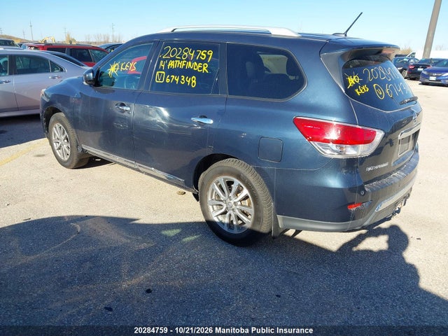 5N1AR2MM4EC674348 Nissan Pathfinder Sl