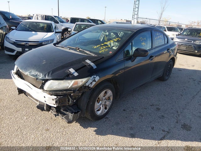 Honda Civic Lx 2014 19XFB2F57EE055112 Image 2